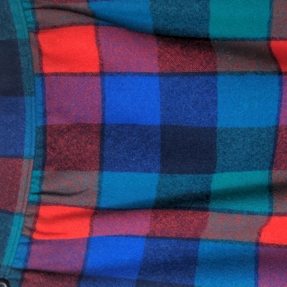 VINTAGE Pendleton Virgin Wool Checkered Plaid Midi Skirt - Picture 2 of 8